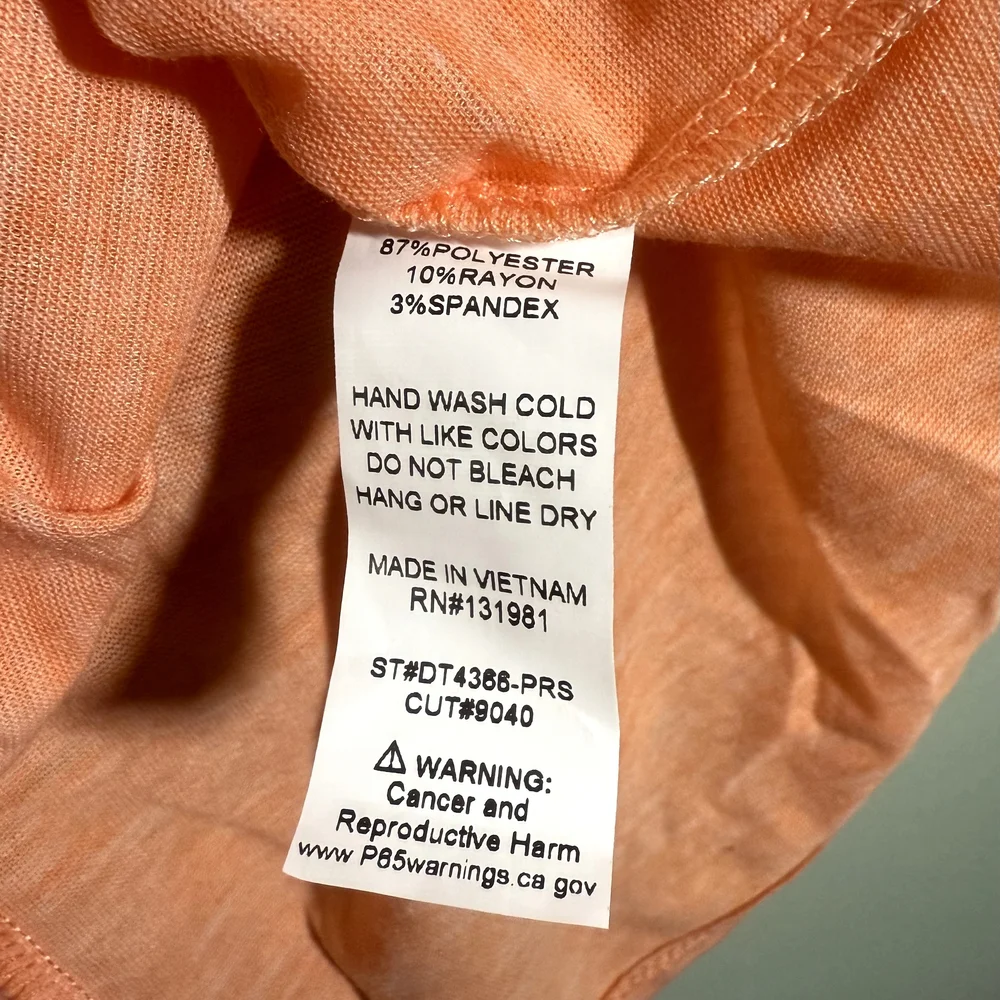 Orange Crisscross V-Neck Top - Picture 7 of 7